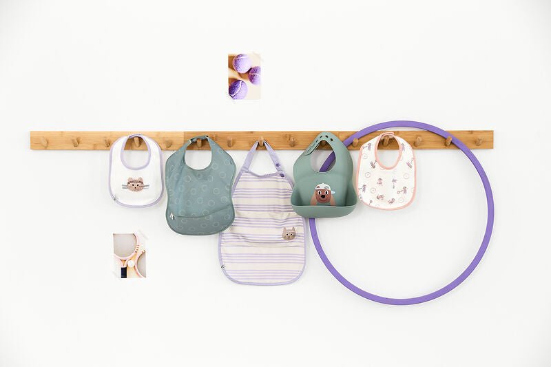 Silicone Bib Tiny Team Dog - Slabben Lässig - In den Olifant