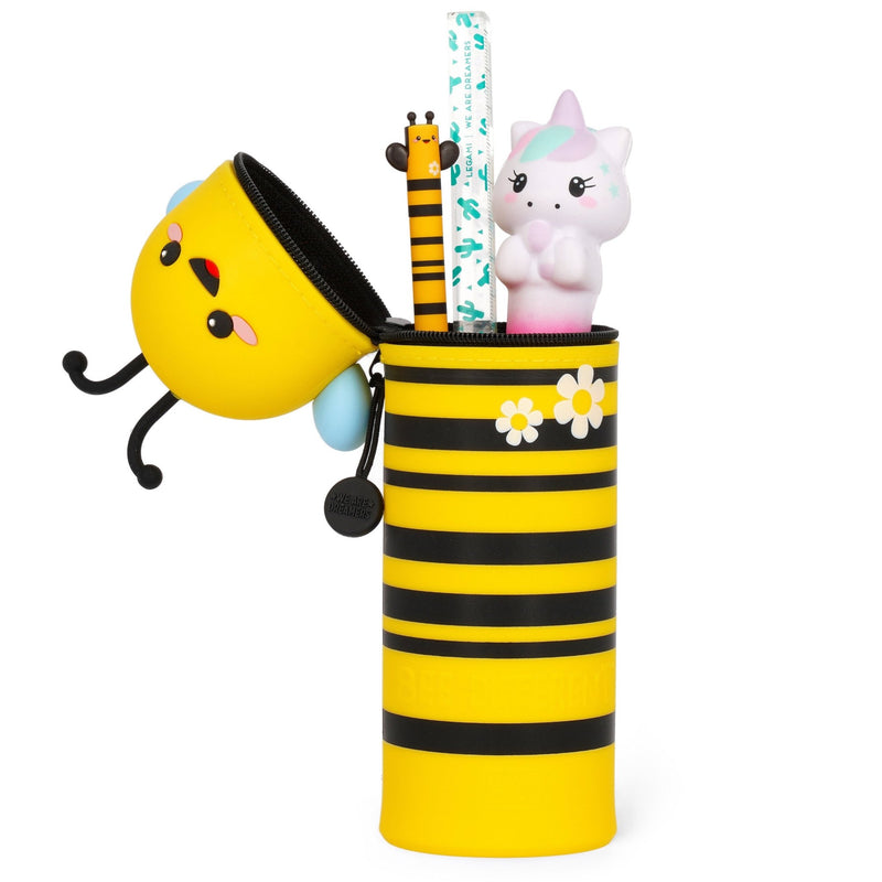 Siliconen 2 - in - 1 Kawaii Pennenzak - Bee - Pennenzakken Legami - In den Olifant