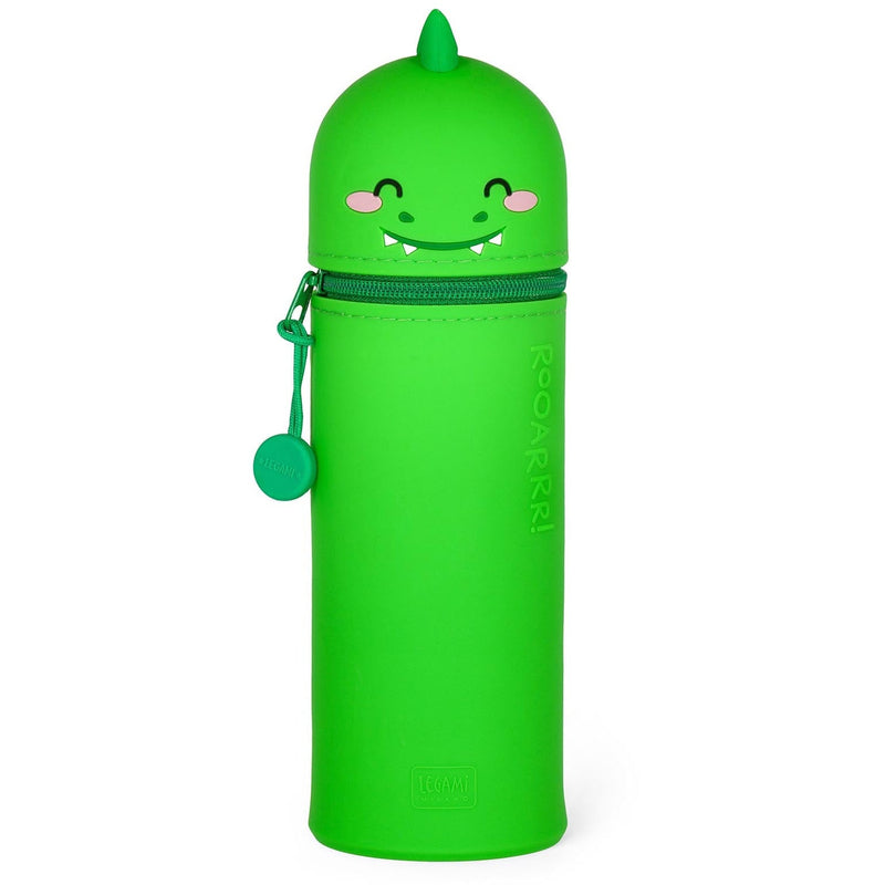 Siliconen 2 - in - 1 Kawaii Pennenzak - Dino - Pennenzakken Legami - In den Olifant