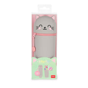 Siliconen 2 - in - 1 Kawaii Pennenzak - Kitty - Pennenzakken Legami - In den Olifant