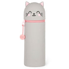 Siliconen 2 - in - 1 Kawaii Pennenzak - Kitty - Pennenzakken Legami - In den Olifant