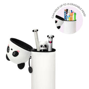Siliconen 2 - in - 1 Kawaii Pennenzak - Panda - Pennenzakken Legami - In den Olifant