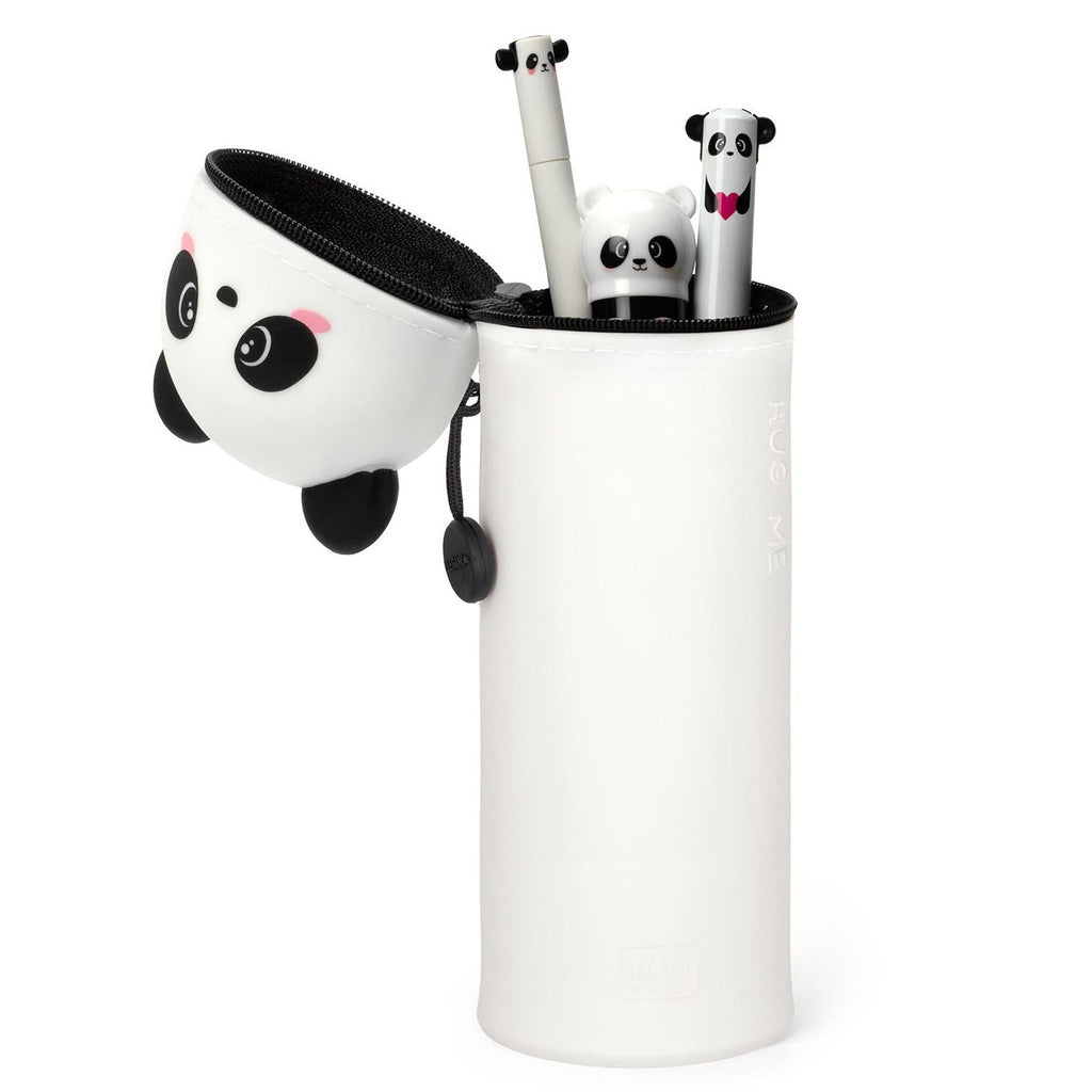 Siliconen 2 - in - 1 Kawaii Pennenzak - Panda - Pennenzakken Legami - In den Olifant
