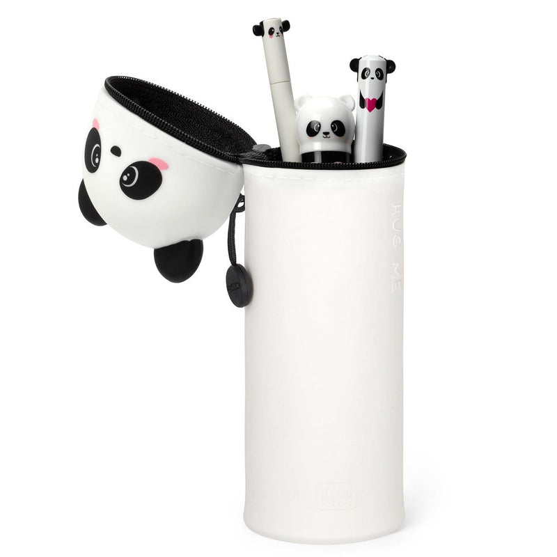 Siliconen 2 - in - 1 Kawaii Pennenzak - Panda - Pennenzakken Legami - In den Olifant