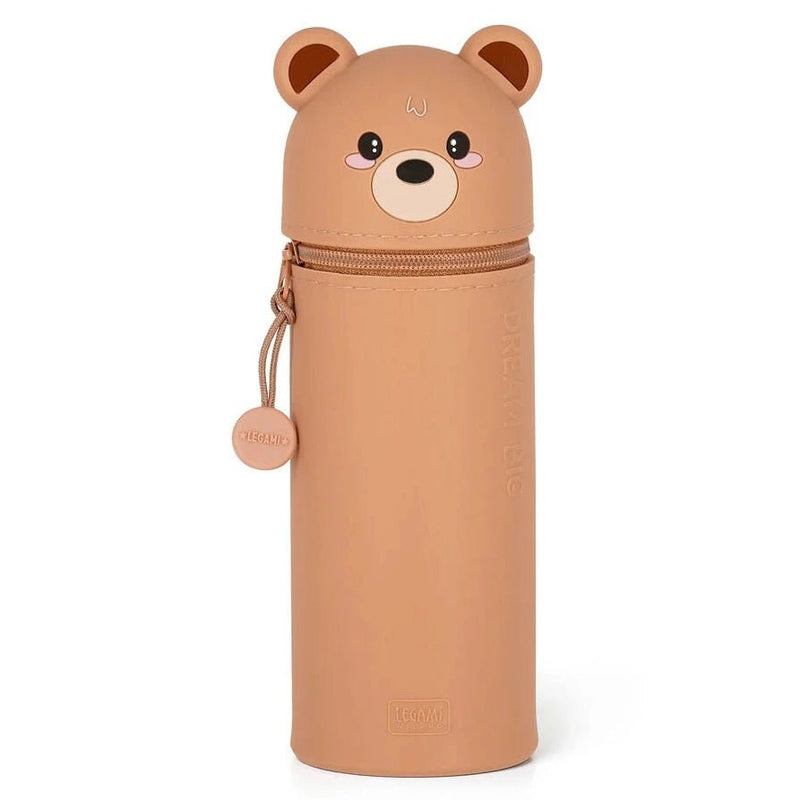 Siliconen 2 - in - 1 Kawaii Pennenzak - Teddy Bear - Pennenzakken Legami - In den Olifant