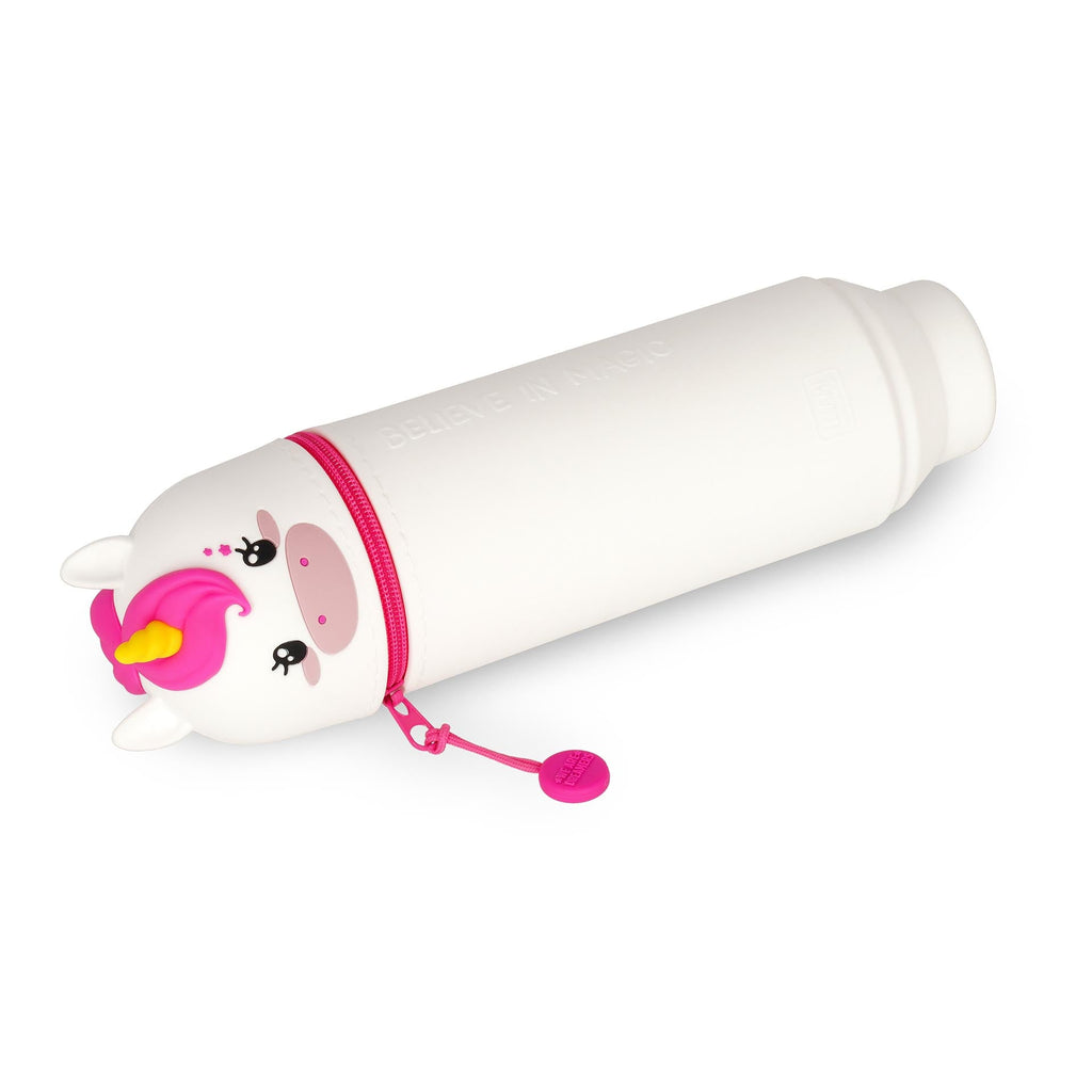 Siliconen 2 - in - 1 Kawaii Pennenzak - Unicorn - Pennenzakken Legami - In den Olifant