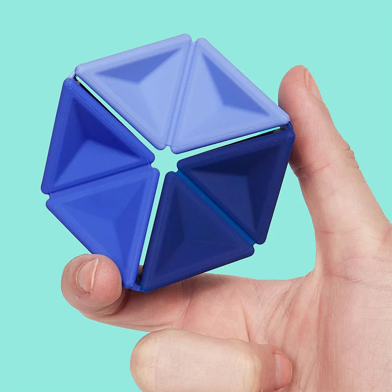 Siliconen fidget toy Pivot Navy - Sensorisch speelgoed Speks - In den Olifant