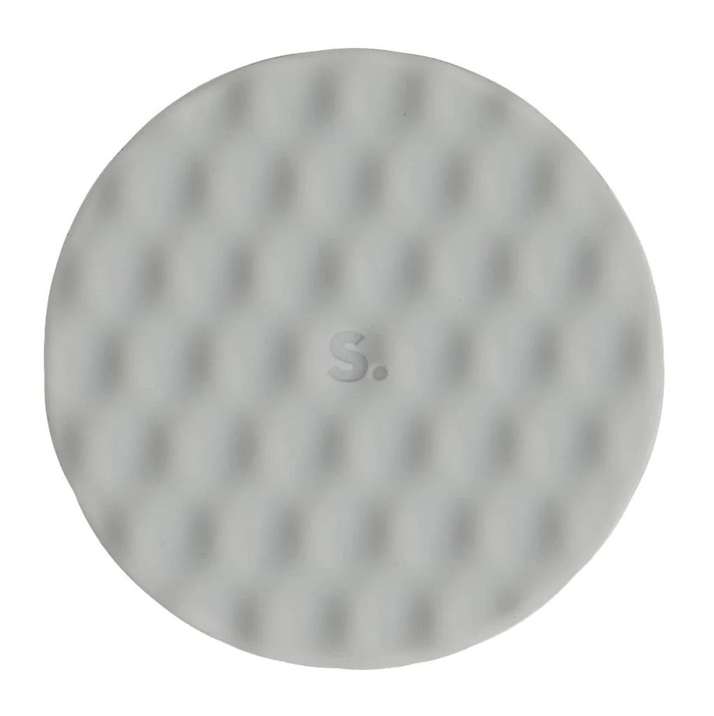 Siliconen sensorische sticker Slabs Circle Mesh Grey - Sensorisch speelgoed Speks - In den Olifant