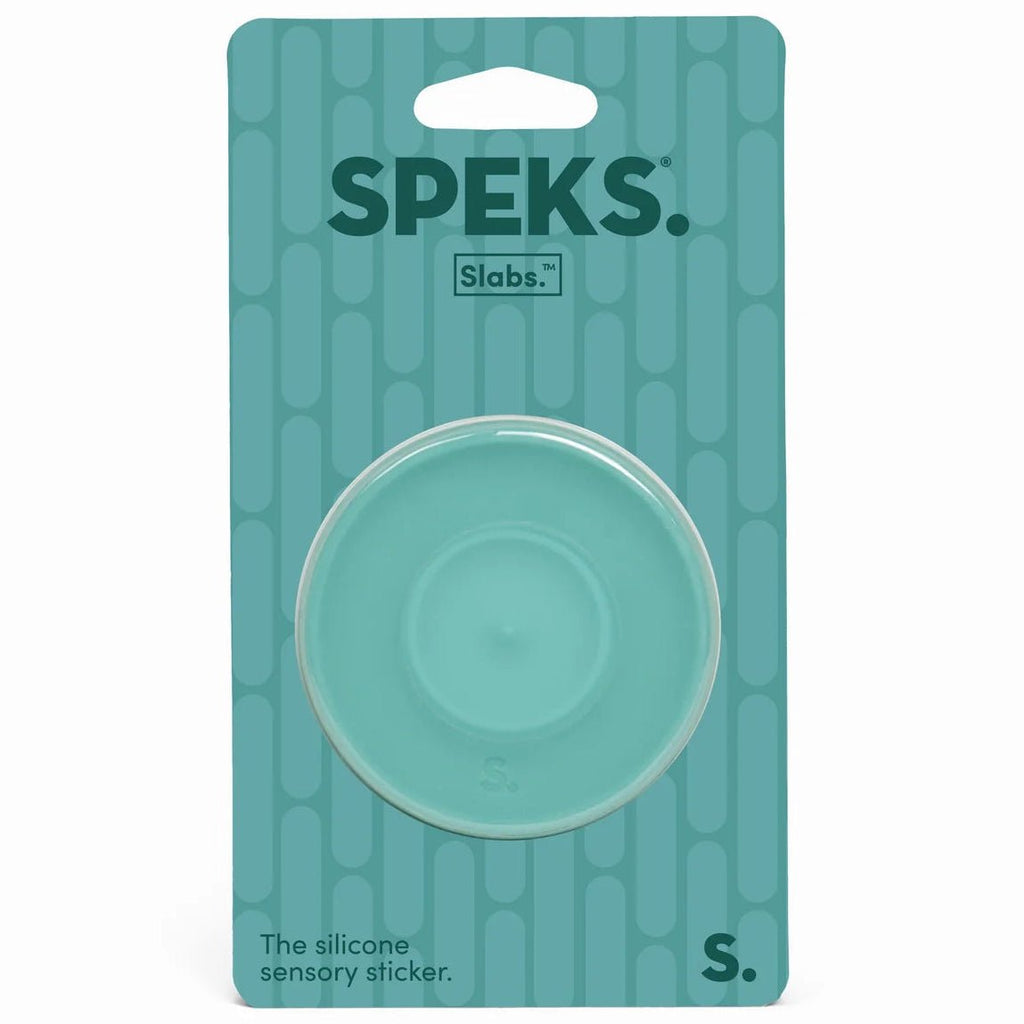 Siliconen sensorische sticker Slabs Circle Path Green - Sensorisch speelgoed Speks - In den Olifant