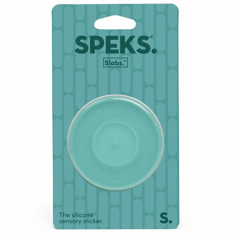 Siliconen sensorische sticker Slabs Circle Path Green - Sensorisch speelgoed Speks - In den Olifant