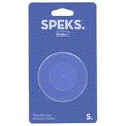 Siliconen sensorische sticker Slabs Circle Static Blue - Sensorisch speelgoed Speks - In den Olifant