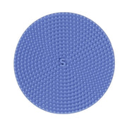 Siliconen sensorische sticker Slabs Circle Static Blue - Sensorisch speelgoed Speks - In den Olifant