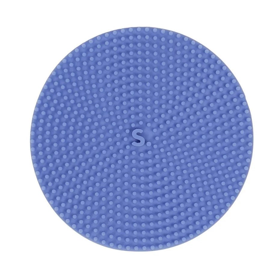 Siliconen sensorische sticker Slabs Circle Static Blue - Sensorisch speelgoed Speks - In den Olifant