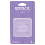 Siliconen sensorische sticker Slabs Square Path Purple - Sensorisch speelgoed Speks - In den Olifant