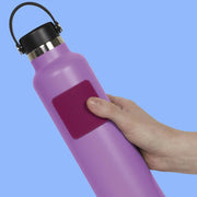 Siliconen sensorische sticker Slabs Square Static Purple - Sensorisch speelgoed Speks - In den Olifant