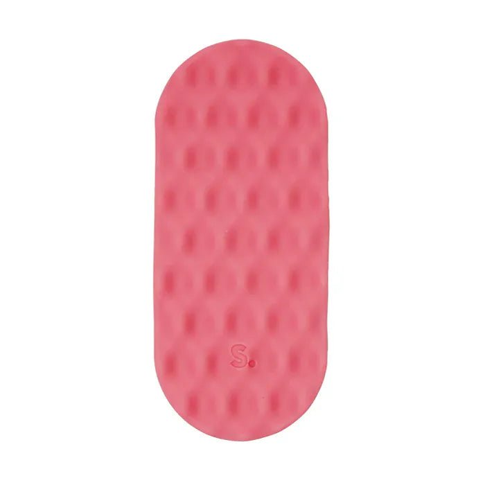 Siliconen sensorische sticker Slabs Tab Mesh Pink - Sensorisch speelgoed Speks - In den Olifant