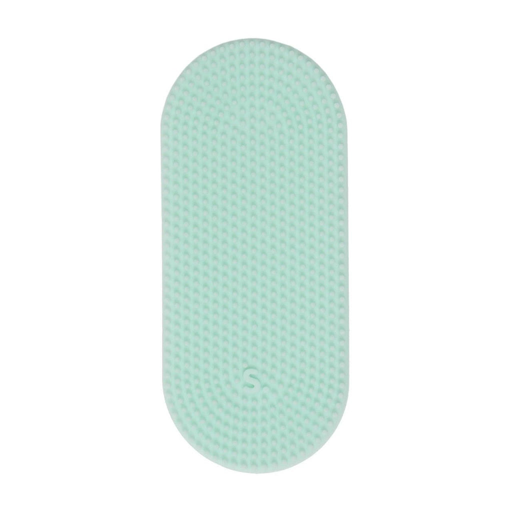 Siliconen sensorische sticker Slabs Tab Static Teal - Sensorisch speelgoed Speks - In den Olifant