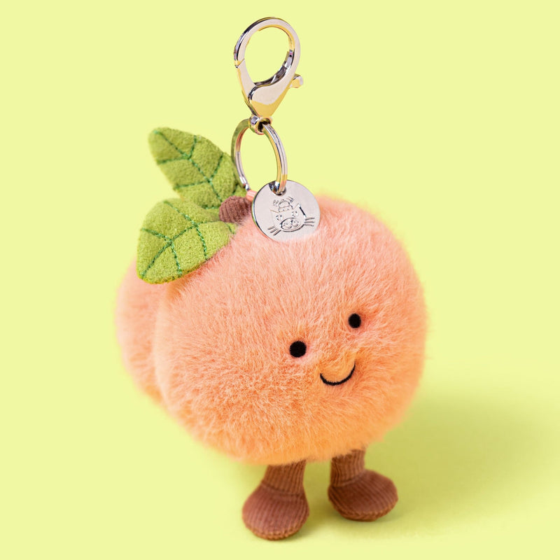 Sleutelhanger Amuseables Peach Bag Charm - 15 cm - Sleutelhangers Jellycat - In den Olifant