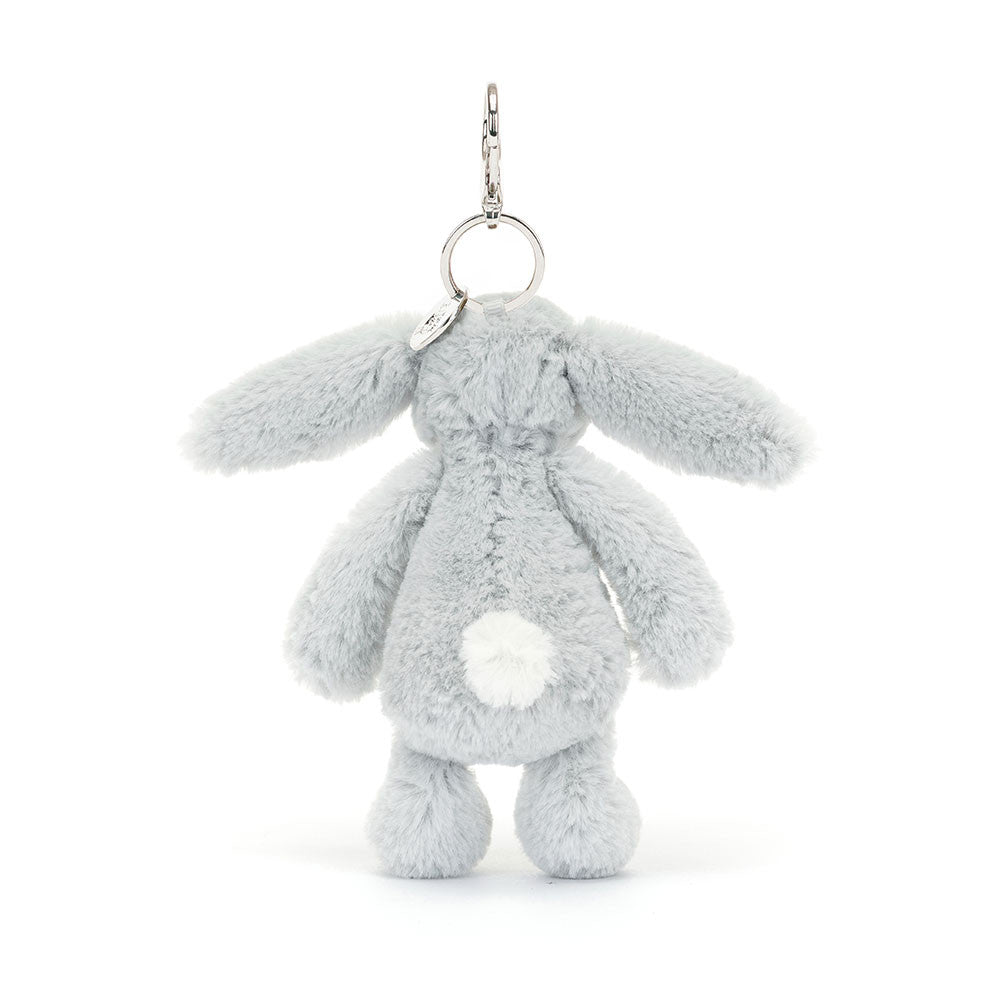 Sleutelhanger Bashful Silver Bunny Bag Charm - Sleutelhangers Jellycat - In den Olifant