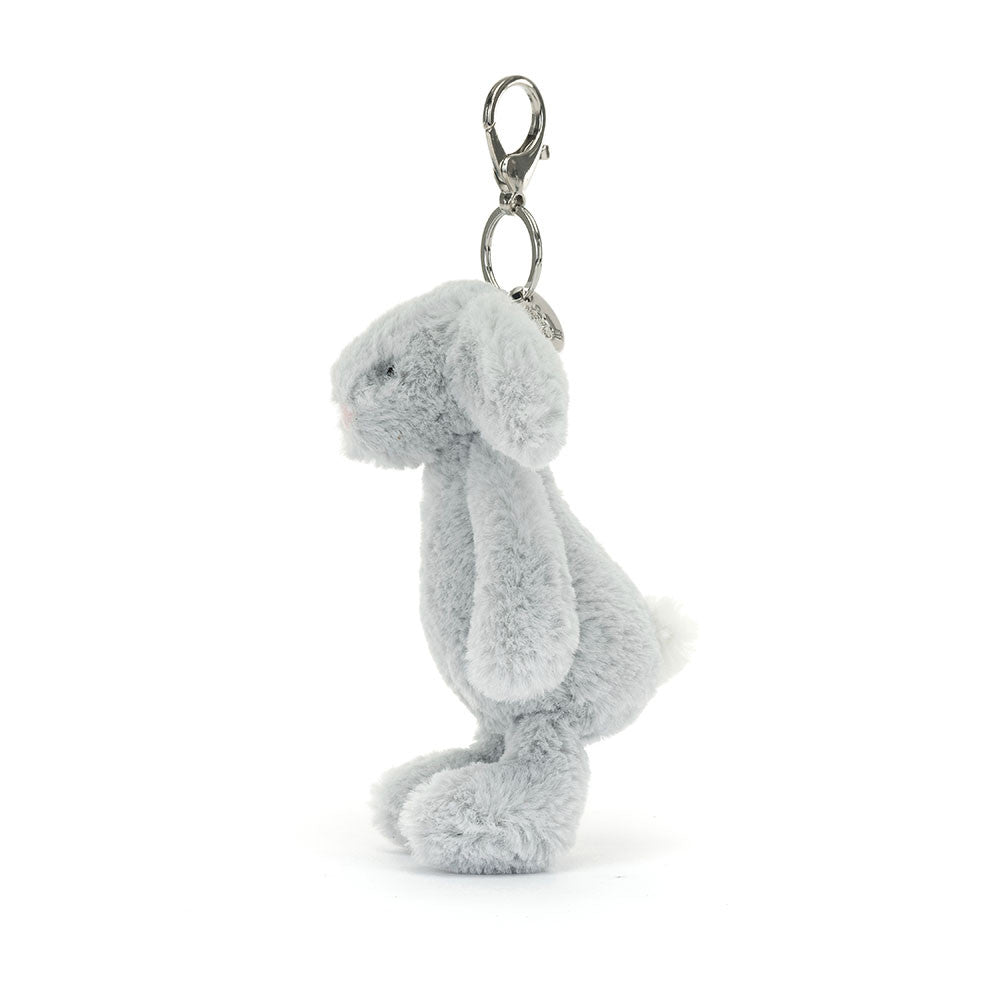 Sleutelhanger Bashful Silver Bunny Bag Charm - Sleutelhangers Jellycat - In den Olifant