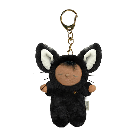 Sleutelhanger Cozy Bag Charm - Cat Nox - Sleutelhangers Olli Ella - In den Olifant
