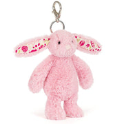 Sleutelhanger Konijn Blushkin Blossom Bunny Bag Charm - 18 cm - Sleutelhangers Jellycat - In den Olifant
