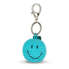 Sleutelhanger Smiley Keychain ECO Corduroy Teal - 4,5 cm - Sleutelhangers Bon Ton Toys - In den Olifant