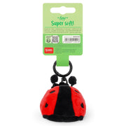 Sleutelhanger Super Soft! Plush Key Ring - Ladybug - Sleutelhangers Legami - In den Olifant