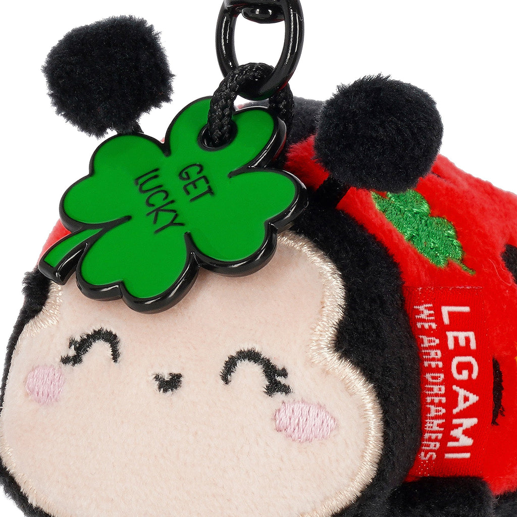 Sleutelhanger Super Soft! Plush Key Ring - Ladybug - Sleutelhangers Legami - In den Olifant