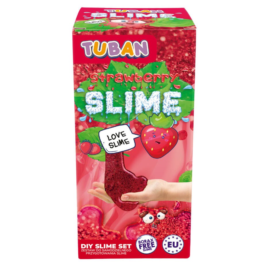 Slijmkit DIY Tuban Slime Strawberry - Knutselsets Tuban - In den Olifant