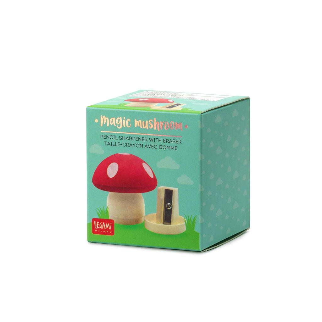 Slijper met gom Magic Mushroom - Red Mushrooms - Kleuren en tekenen Legami - In den Olifant