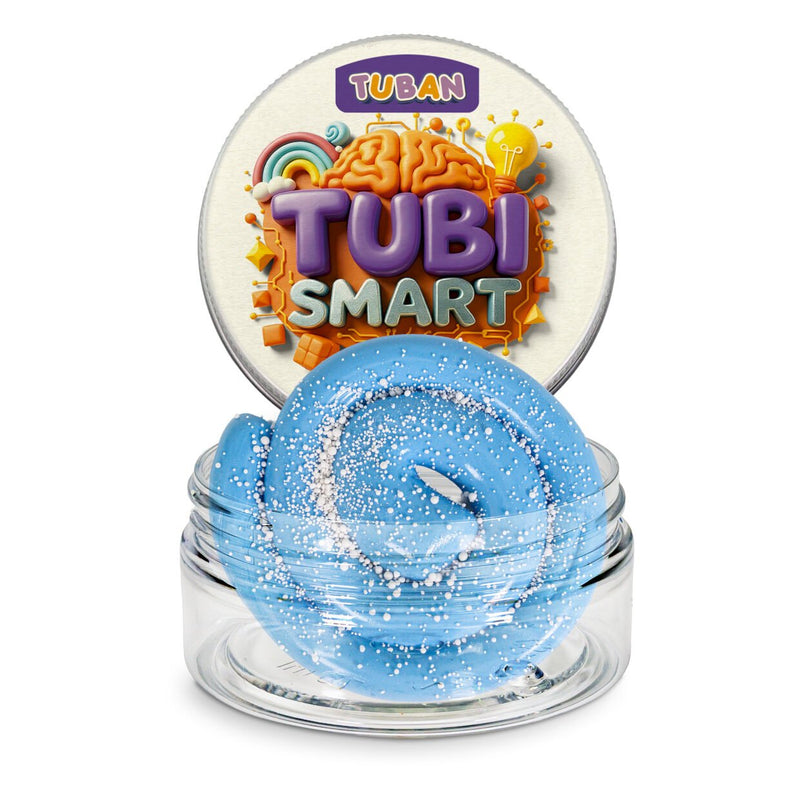 Slimme klei Tubi Smart - Blue Sky - Sensorisch speelgoed Tuban - In den Olifant