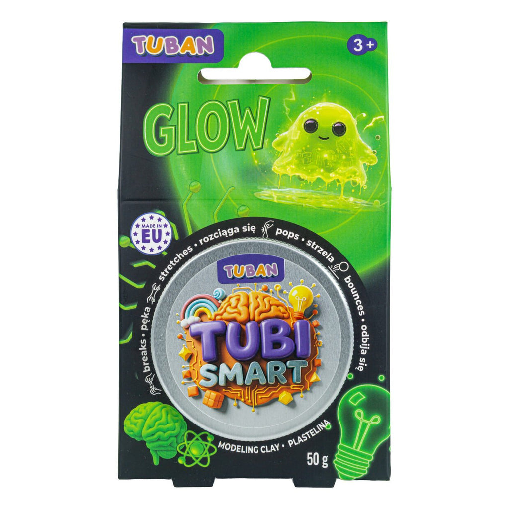 Slimme klei Tubi Smart - Glow - Sensorisch speelgoed Tuban - In den Olifant
