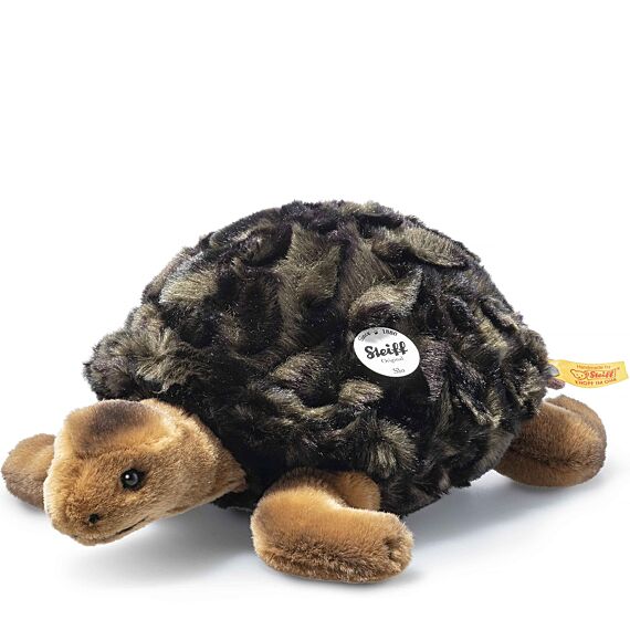 Knuffel Schildpad Slo Tortoise Khaki - 32 Cm