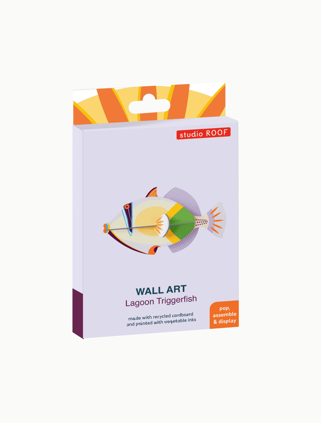 Small Sea Creature - Lagoon Triggerfish - Muurdecoratie Studio Roof - In den Olifant