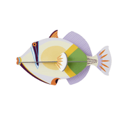 Small Sea Creature - Lagoon Triggerfish - Muurdecoratie Studio Roof - In den Olifant