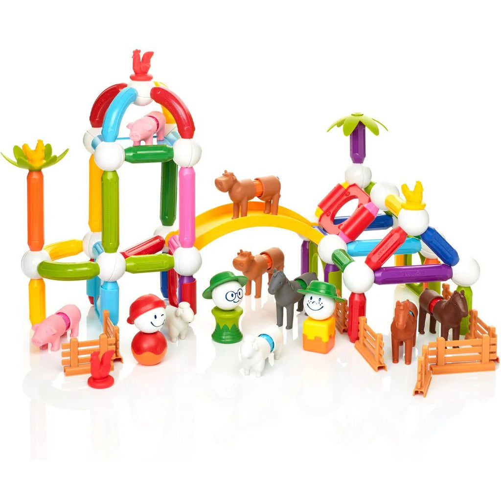 SmartMax Farm Set XXL - set van 104 - Magnetische bouwspeelgoed Smart - In den Olifant