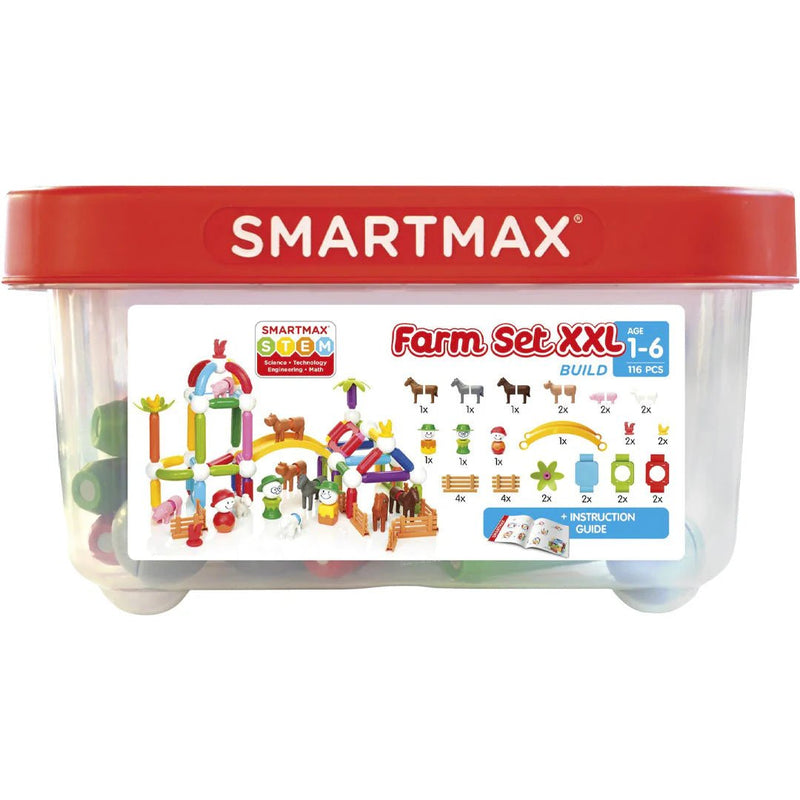 SmartMax Farm Set XXL - set van 104 - Magnetische bouwspeelgoed Smart - In den Olifant