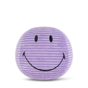 Smiley ECO Corduroy Dark Purple - 13 cm - Fantasieknuffels Bon Ton Toys - In den Olifant