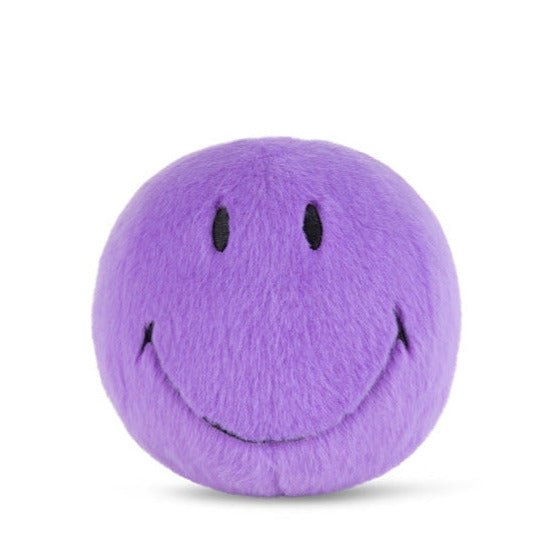 Smiley ECO Fuzzy Bright Purple - 13 cm - Fantasieknuffels Bon Ton Toys - In den Olifant