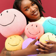 Smiley ECO Fuzzy Yellow - 13 cm - Fantasieknuffels Bon Ton Toys - In den Olifant