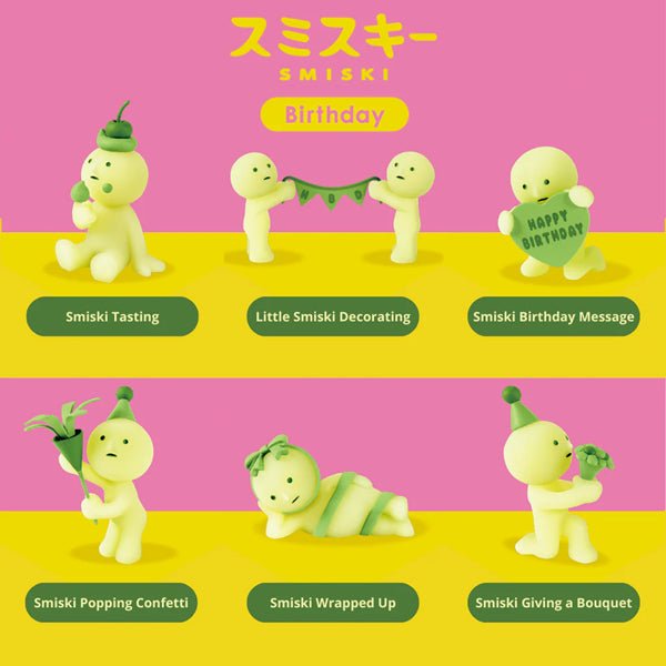 Smiski serie Birthday - Speelfiguren Smiski - In den Olifant