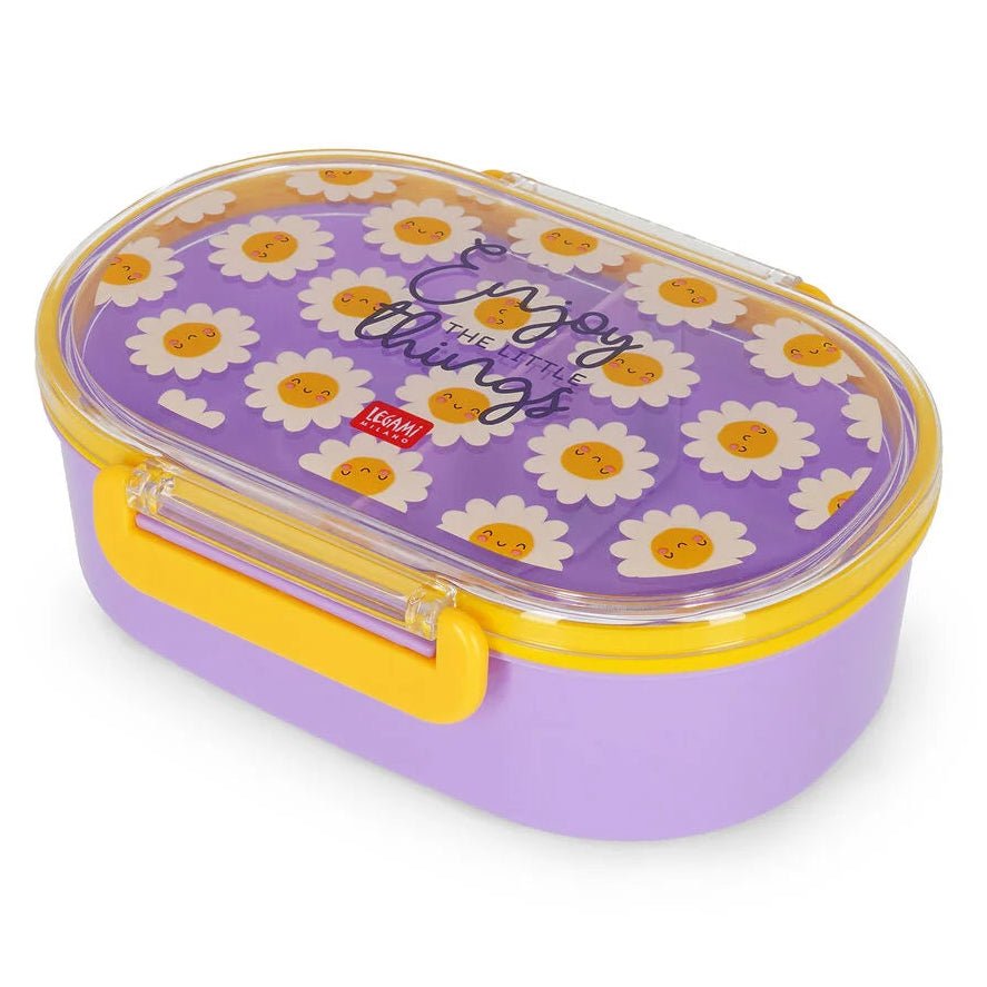 Snackdoosje Snack & Go Daisy - 500 ml - Lunchboxen en snackdoosjes Legami - In den Olifant