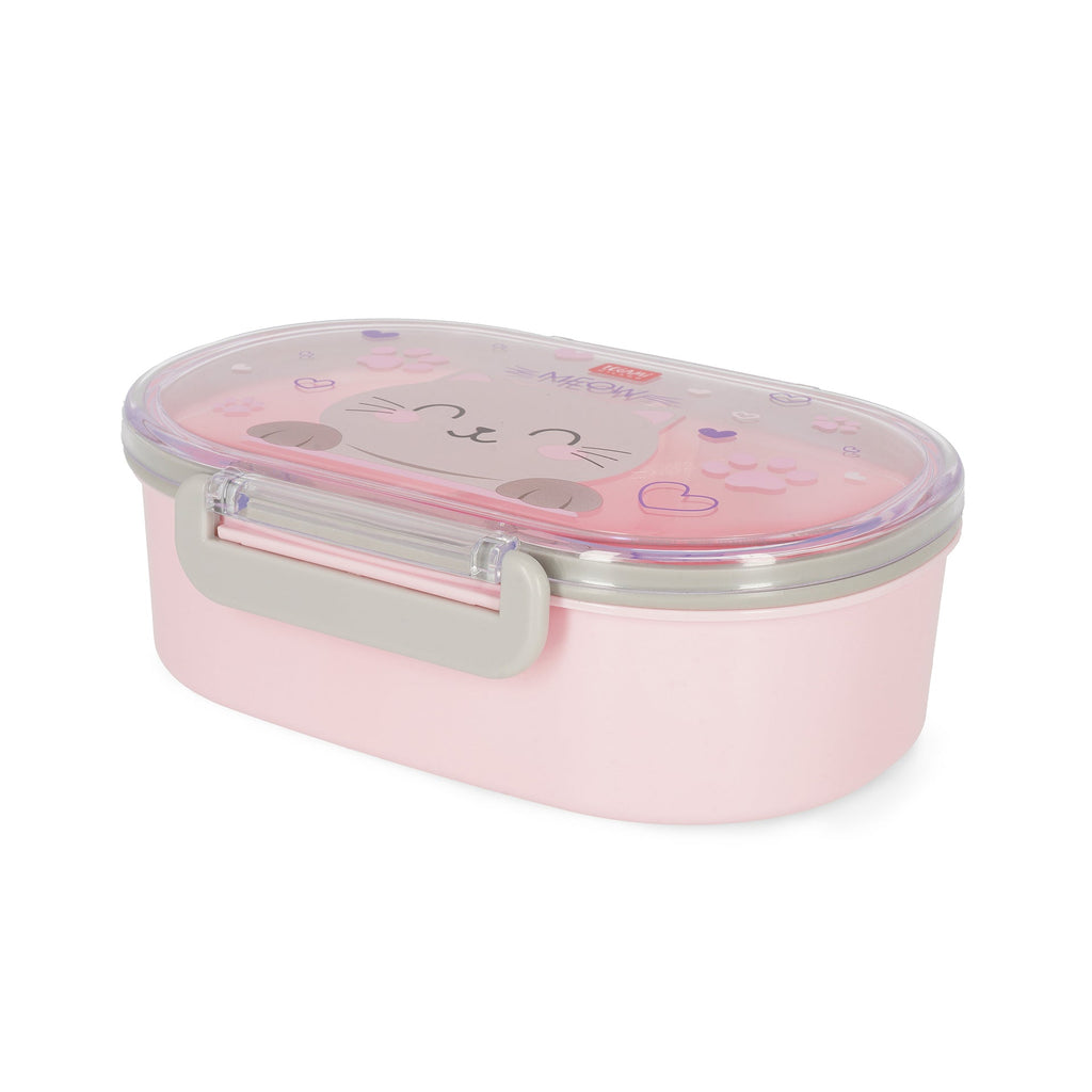 Snackdoosje Snack & Go Kitty - 500 ml - Lunchboxen en snackdoosjes Legami - In den Olifant