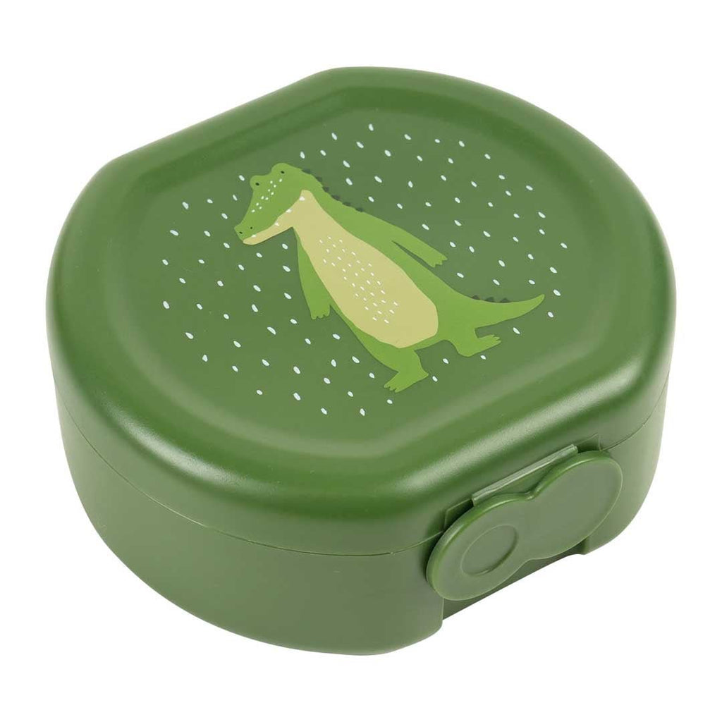 Snackdoosjes met clip Mr. Alligator - set van 2 - Lunchboxen en snackdoosjes Trixie - In den Olifant
