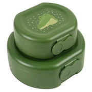 Snackdoosjes met clip Mr. Alligator - set van 2 - Lunchboxen en snackdoosjes Trixie - In den Olifant