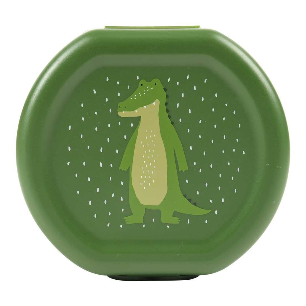 Snackdoosjes met clip Mr. Alligator - set van 2 - Lunchboxen en snackdoosjes Trixie - In den Olifant