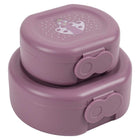 Snackdoosjes met clip Mrs. Peacock - set van 2 - Lunchboxen en snackdoosjes Trixie - In den Olifant
