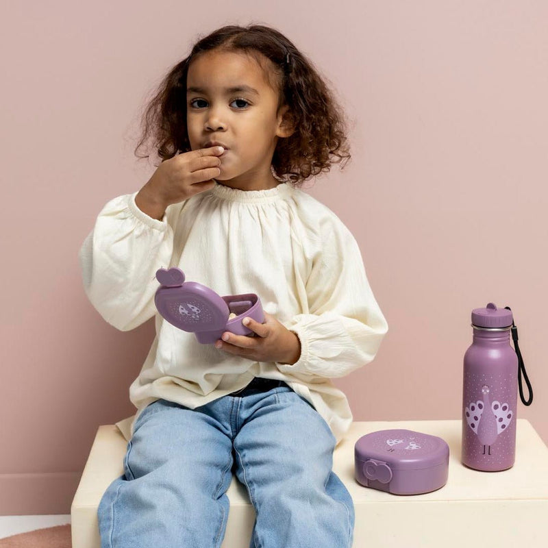Snackdoosjes met clip Mrs. Peacock - set van 2 - Lunchboxen en snackdoosjes Trixie - In den Olifant