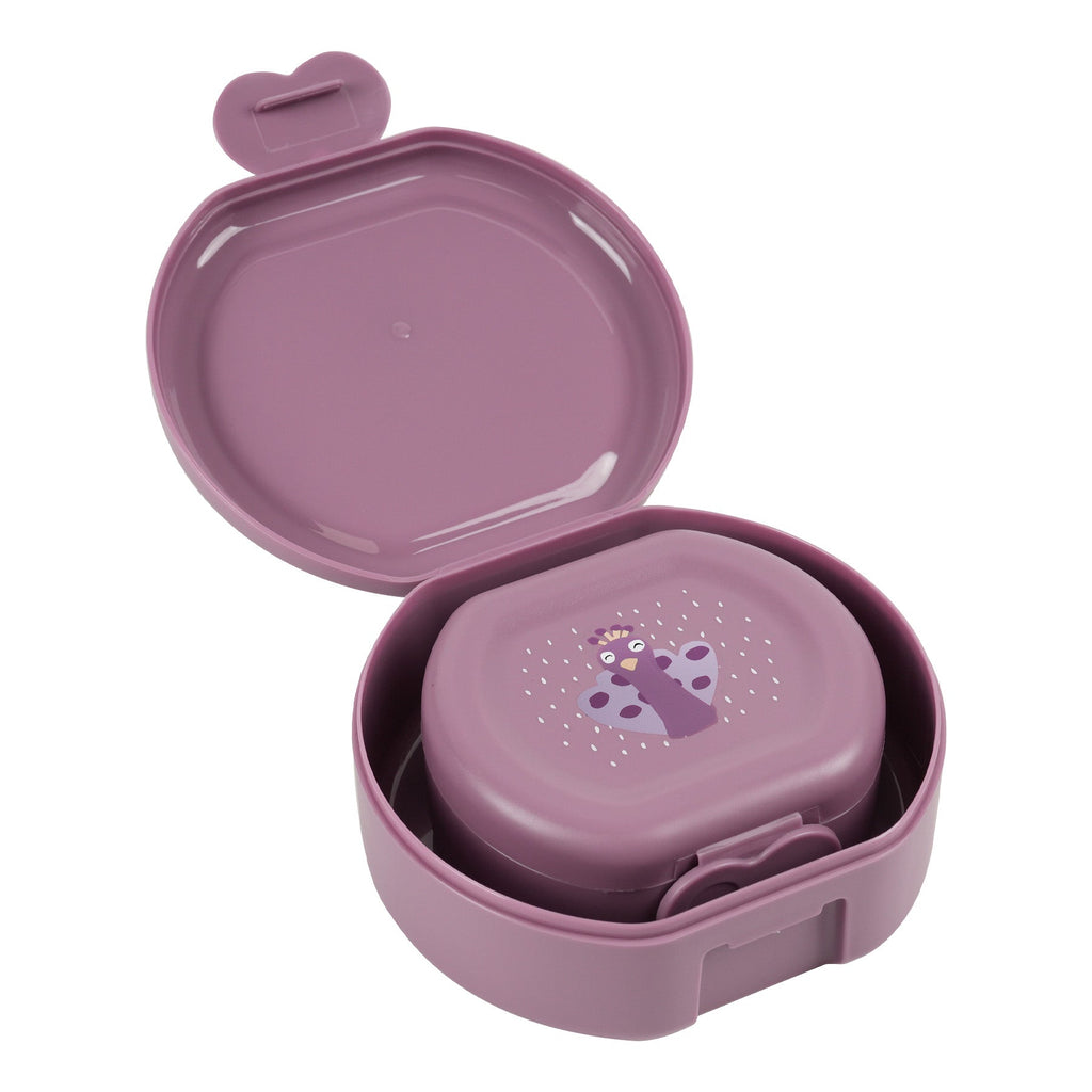 Snackdoosjes met clip Mrs. Peacock - set van 2 - Lunchboxen en snackdoosjes Trixie - In den Olifant